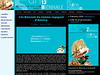 internet web agence - 13e Biennale du cinéma espagnol d'Annecy 